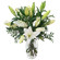 bouquet of lilies with greenery. Slovakia