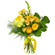 Yellow bouquet of roses and chrysanthemum. Slovakia