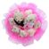 pink bouquet of plush toys. South African Republic